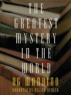 cover image of Greatest Mystery in the World